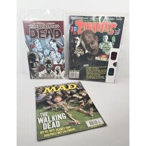 SEALED Cinefantastique Guide To Zombies 2012 3D Glasses plus Zombie Collection